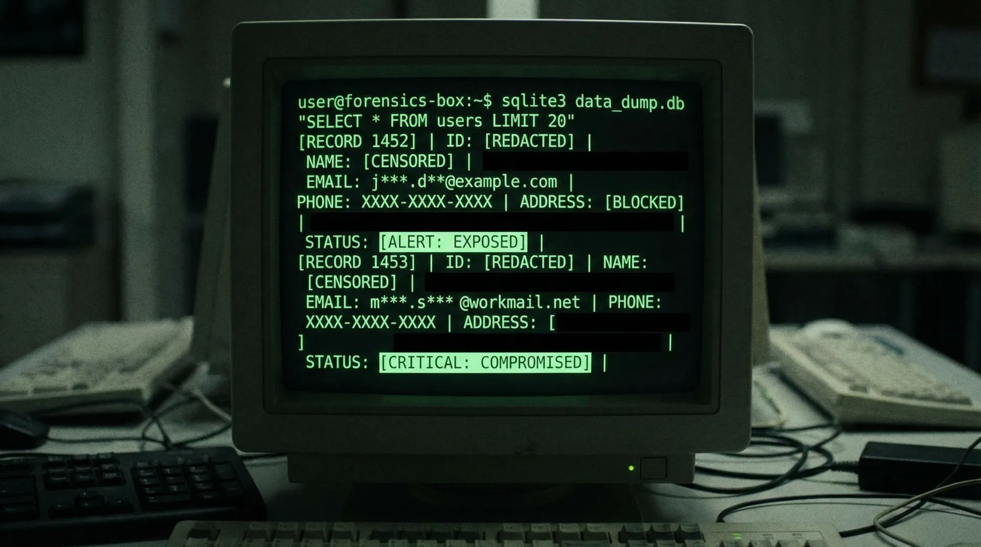 [截图] 数据库泄露记录 - 九一视频 91黑料分析